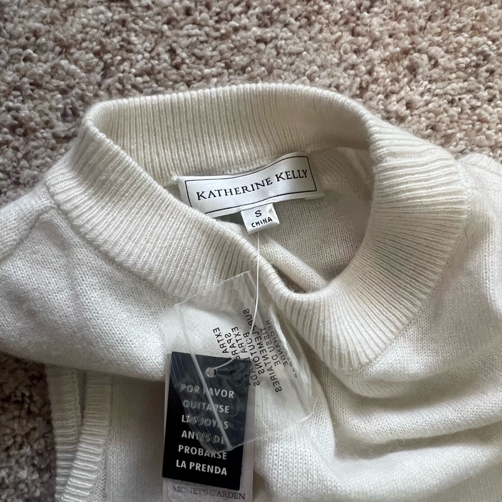 Tunic Katherine Kelly super soft white size small - Picture 5 of 5